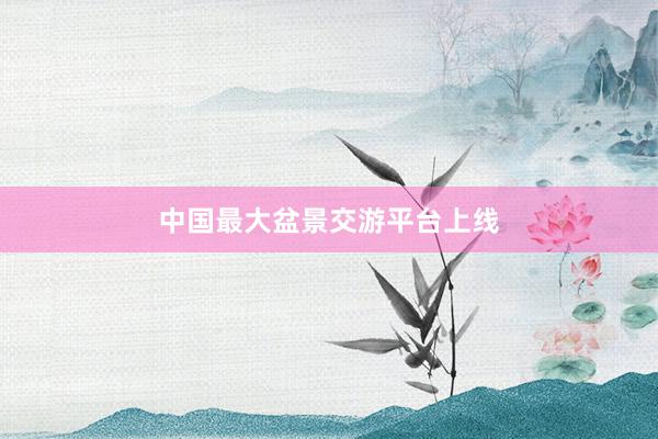 中国最大盆景交游平台上线